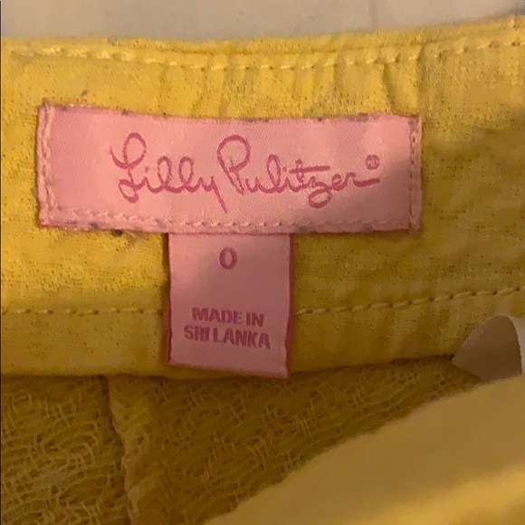Yellow Lily Shorts A Worn twice - Picture 2 of 3